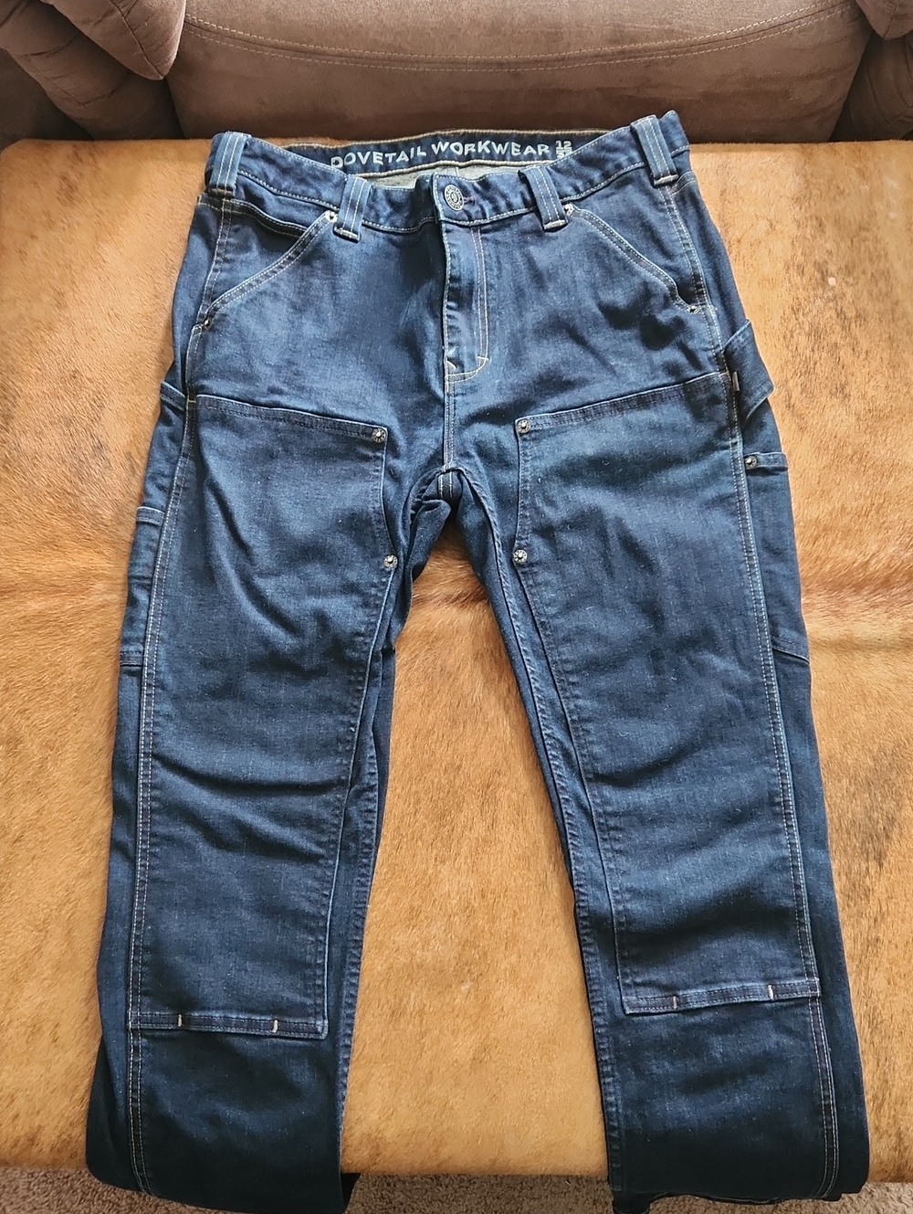 Dovetail Workwear Dark Wash Jeans Size 12 Regular(32)